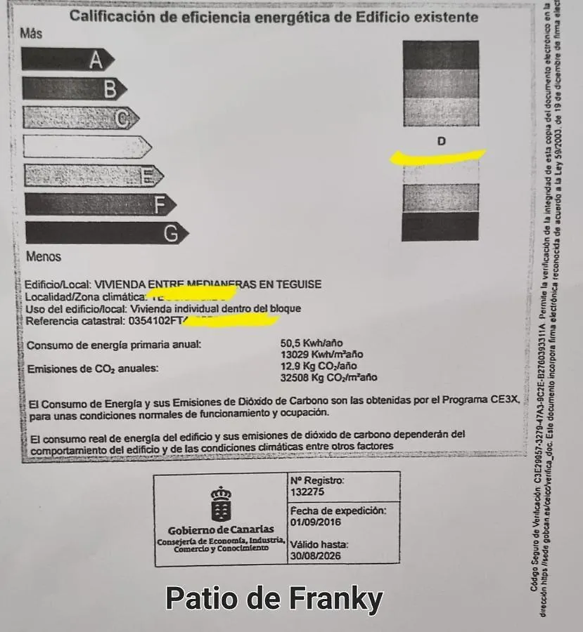 Holiday home Vivienda Vacacional El Patio De Franky Teguise  Spain